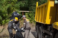 Минприроды и сотрудники Саратовского НПЗ навели порядок в парке Заводского района Саратова