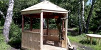 В Саратове установили все десять беседок для отдыха горожан