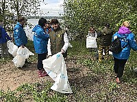 В Саратове с острова «Казачий» в День Волги вывезли 25 кубометров мусора