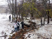 Итоговая акция «Вода России» завершилась лекцией и уборкой у пруда «Ударник»