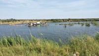 В Саратовской области продолжается расчистка реки Еруслан 