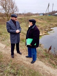 Встреча с жителем села Двоенки Лысогорского района
