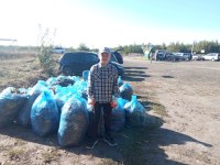 В Саратове участники субботника собрали с Кумысной поляны 35 кубометров мусора