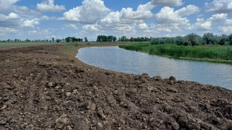 В Саратовской области расчищено русло реки Жидкая Солянка